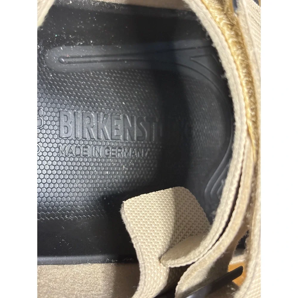 Birkenstock Tatacoa Sand Men Sandal 43 Tan Black Birko-Flor 1013759